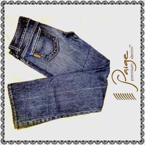 {Paige} high-rise bootcut Hidden Hills jeans sz 26